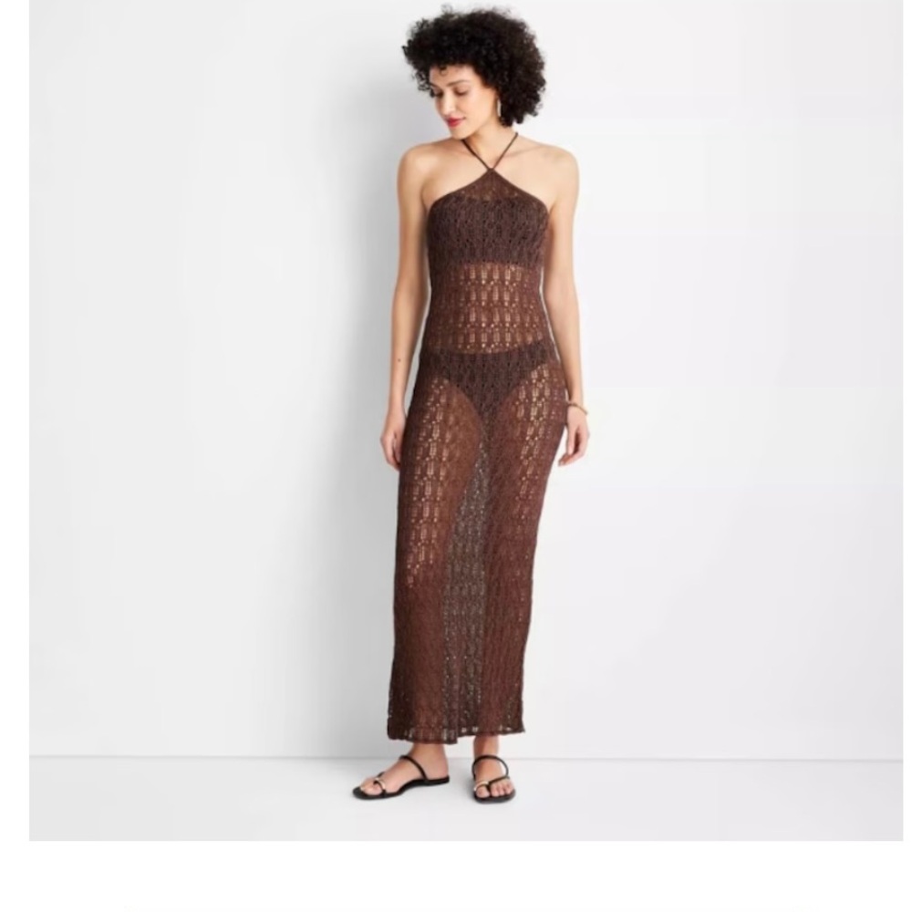 Future Collective Sexy Crochet Column  Maxi